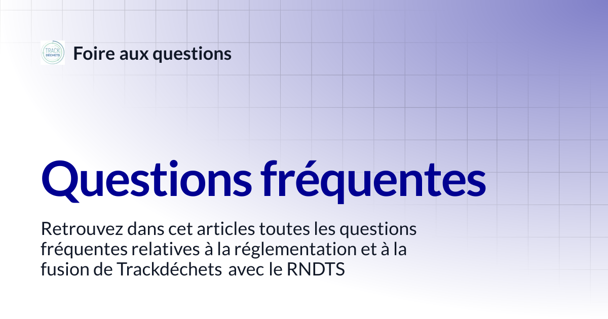 Questions fréquentes | Foire aux questions
